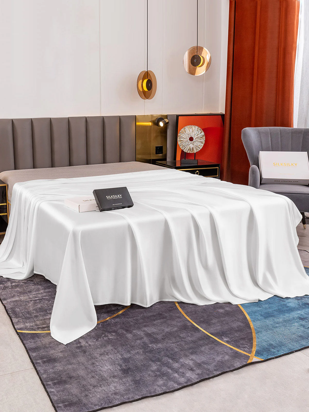 19Momme Maulberry-Seide nahtlose Wohnung Blatt - Image 6