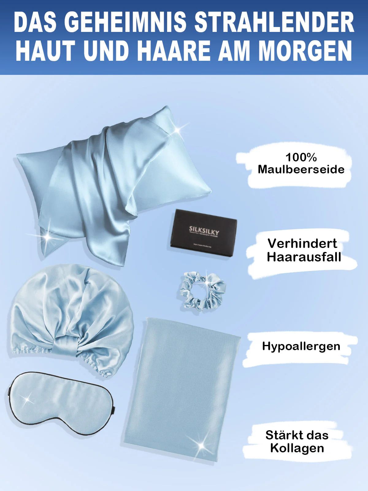 19Momme 4Pcs Set Seide Kissenbezug Set - Image 32
