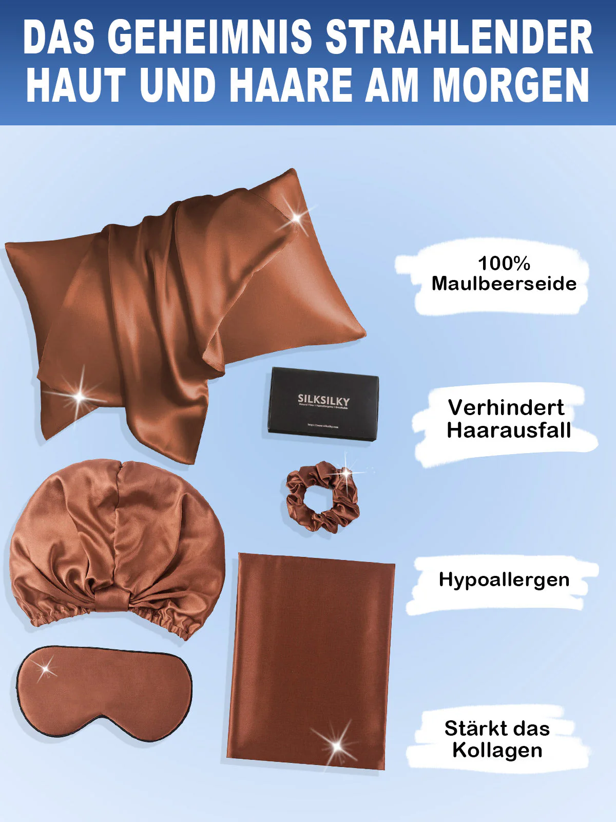 19Momme 4Pcs Set Seide Kissenbezug Set - Image 60