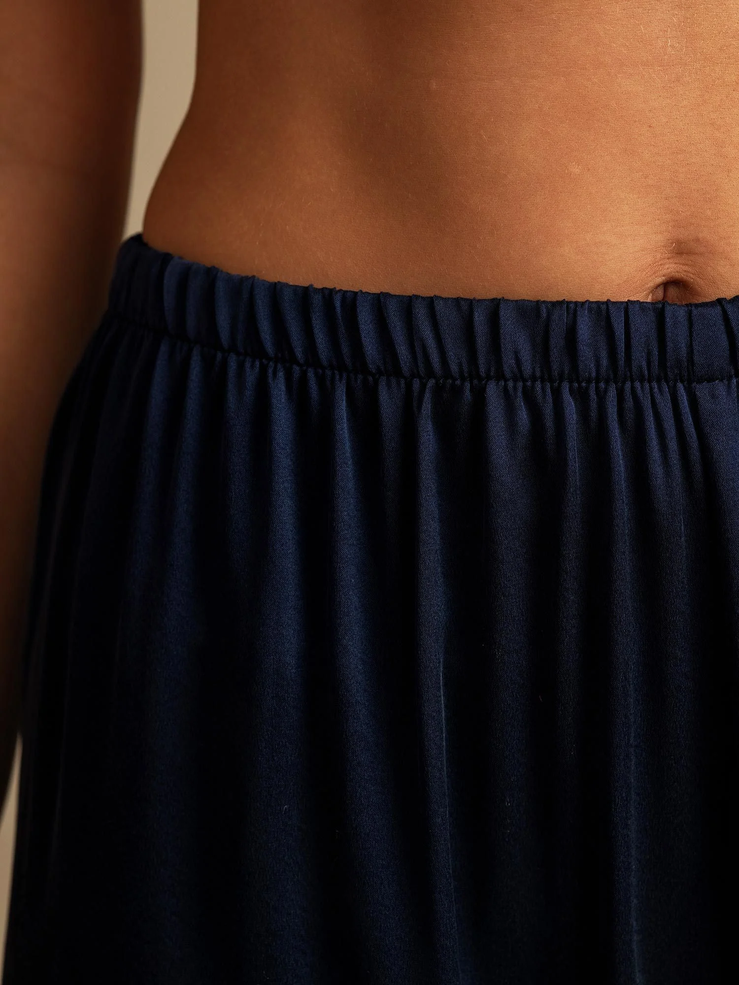 19Momme Waschbare Seidenweite Hose Damen Schlafhose mit Elastischem Bund - Image 11