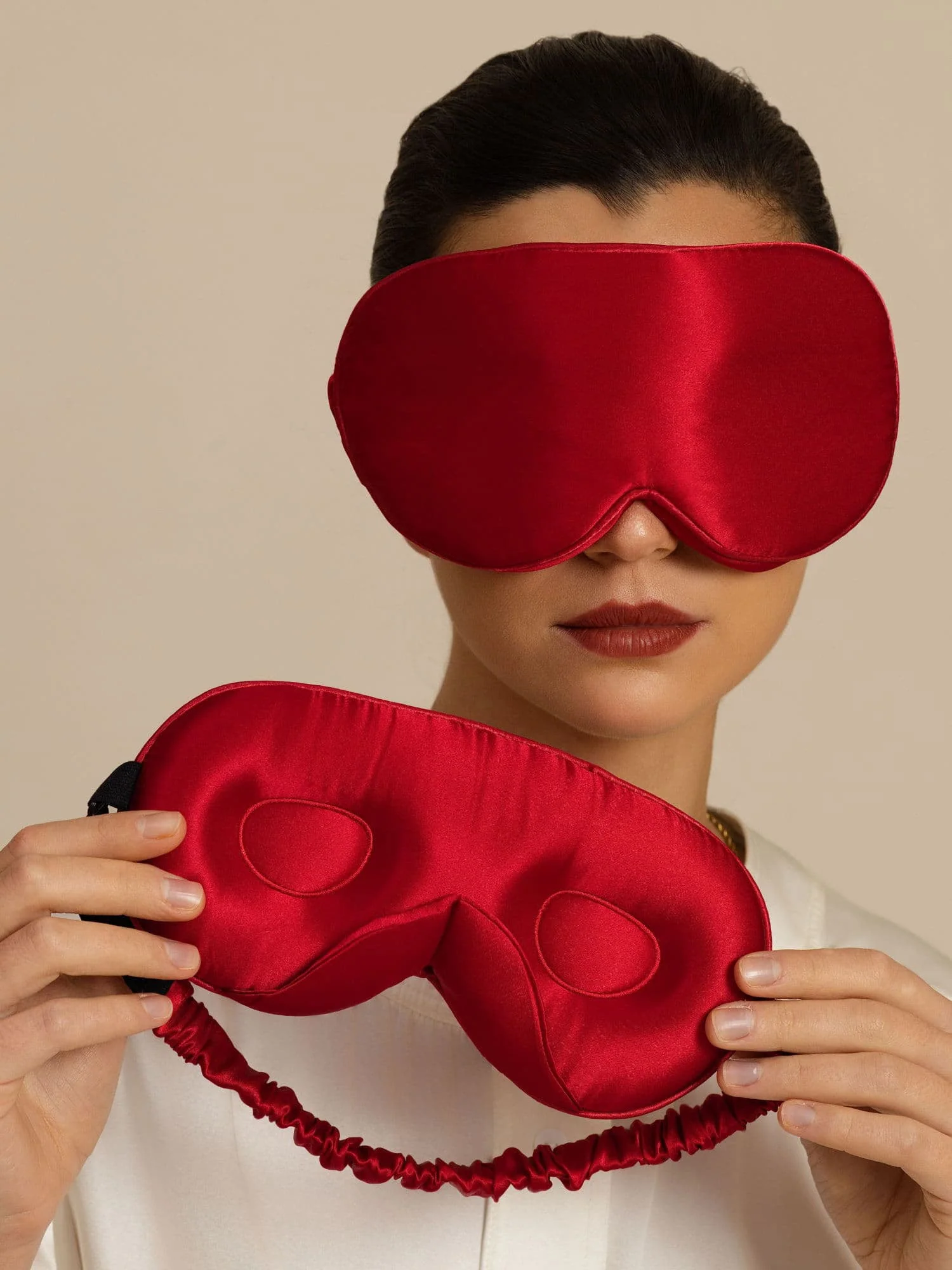 22 Momme 3D Schlafmaske Aus Reiner Seide Mit Verbessertem Nasenflügel - Image 26
