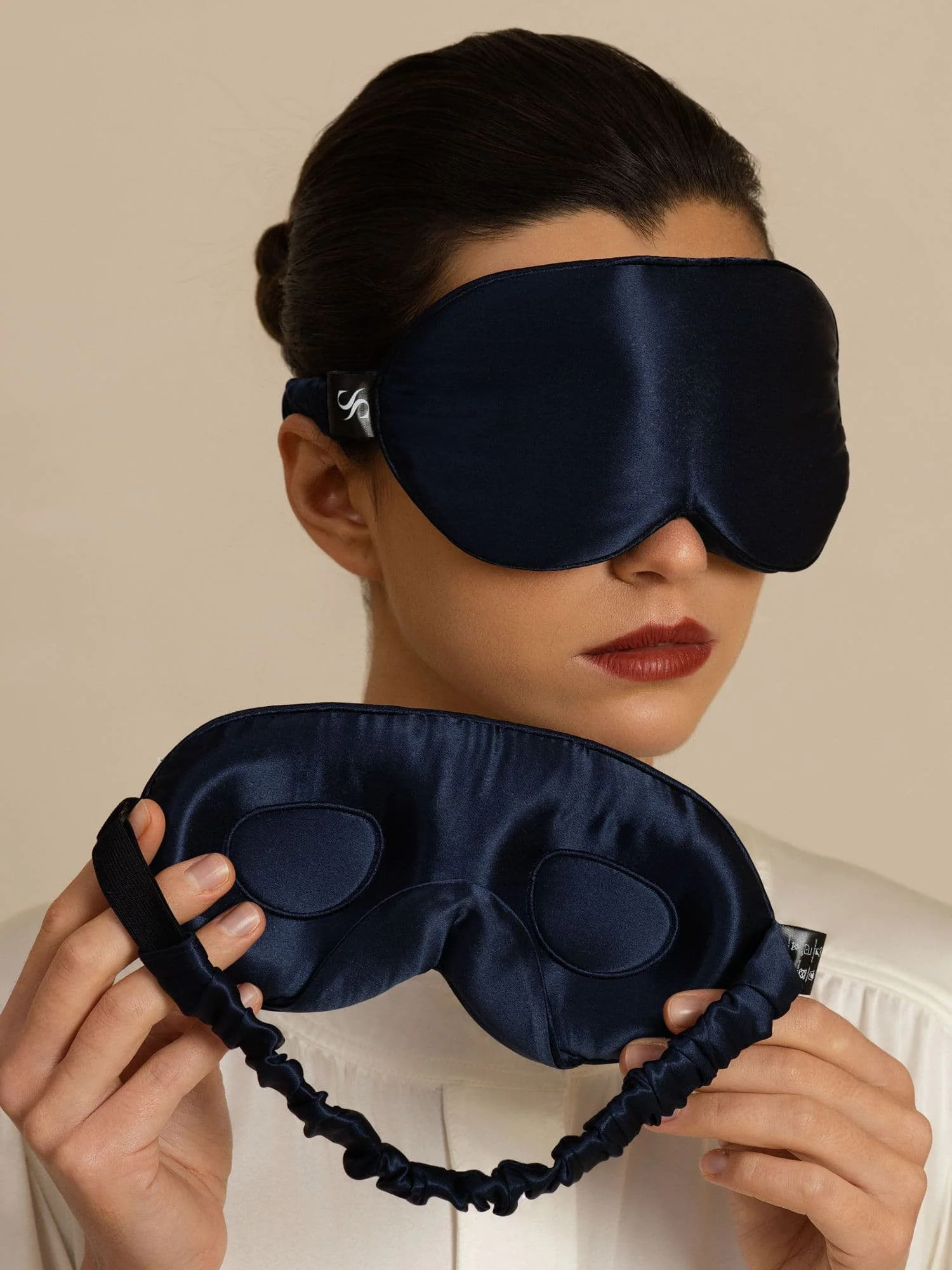22 Momme 3D Schlafmaske Aus Reiner Seide Mit Verbessertem Nasenflügel - Image 9