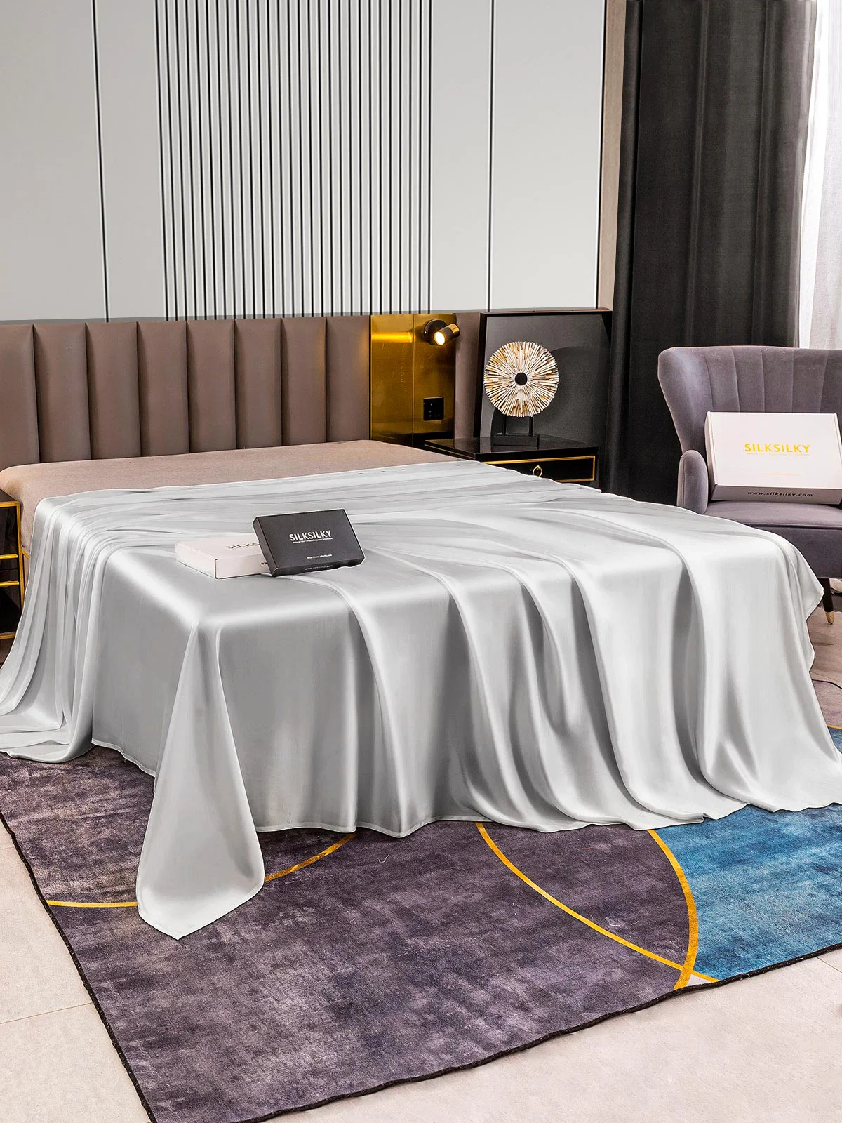 22Momme Maulbeerseide nahtlose Wohnung Blatt - Image 31