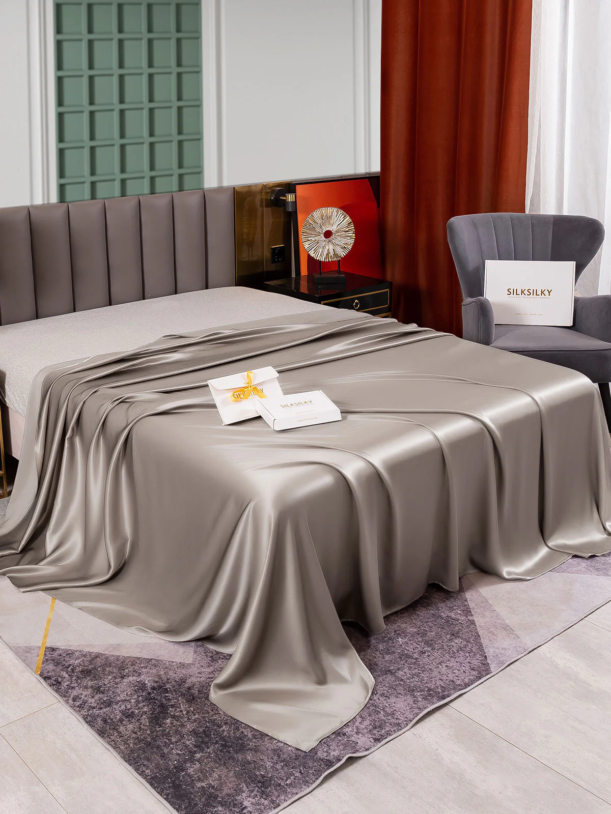 25Momme Maulberry-Seide nahtlose Wohnung Blatt - Image 11