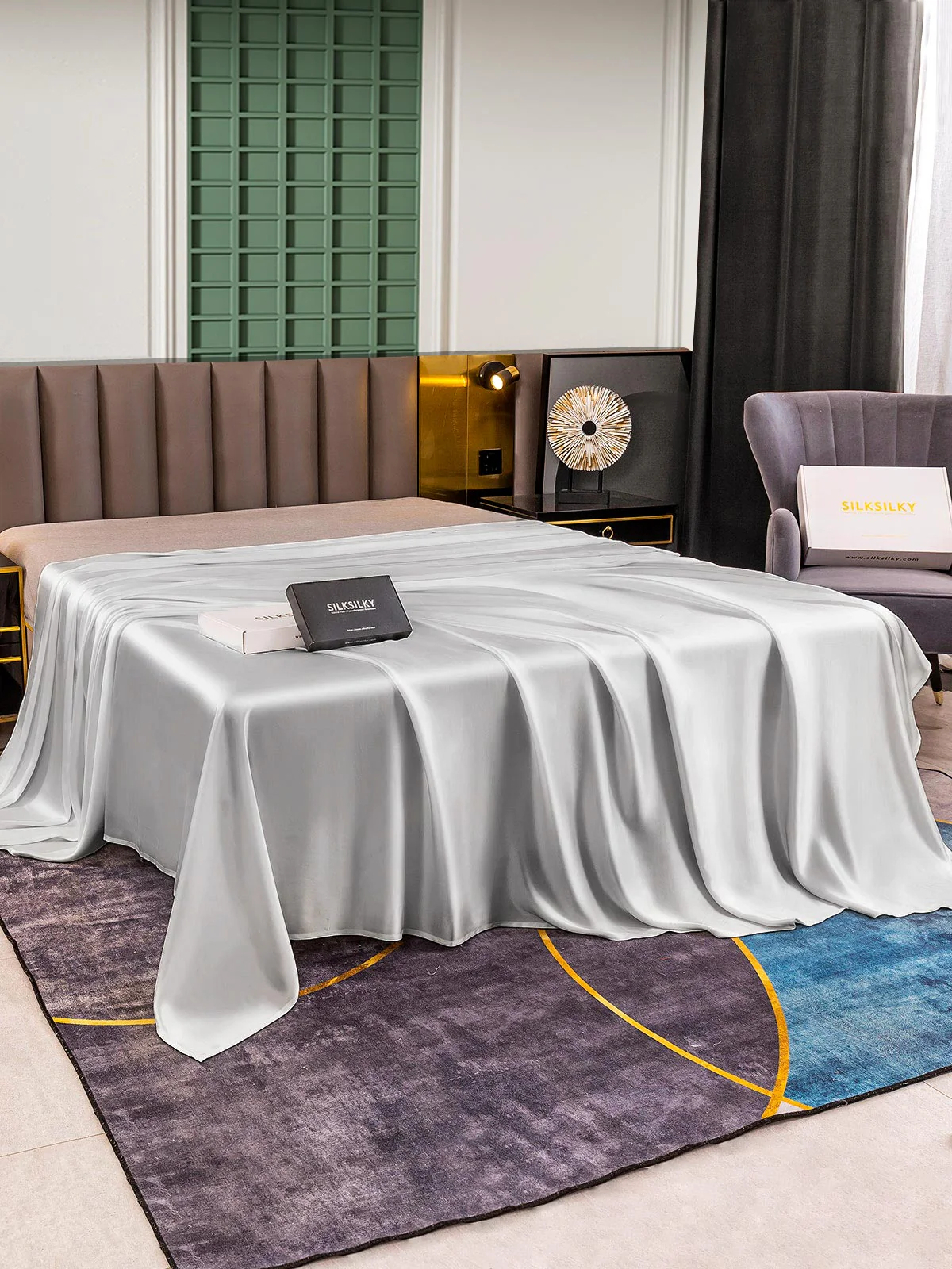 25Momme Maulberry-Seide nahtlose Wohnung Blatt - Image 22