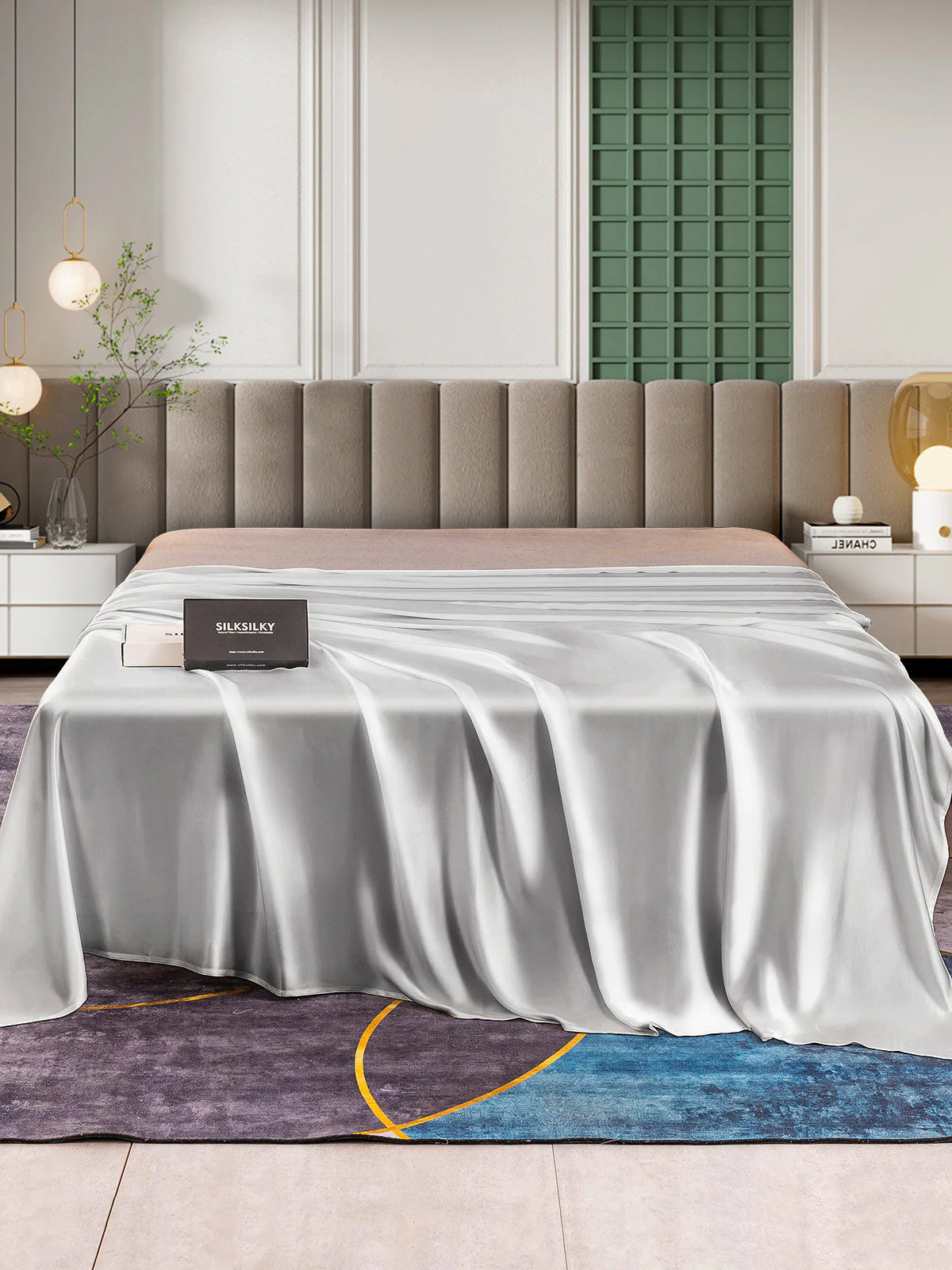 25Momme Maulberry-Seide nahtlose Wohnung Blatt - Image 23