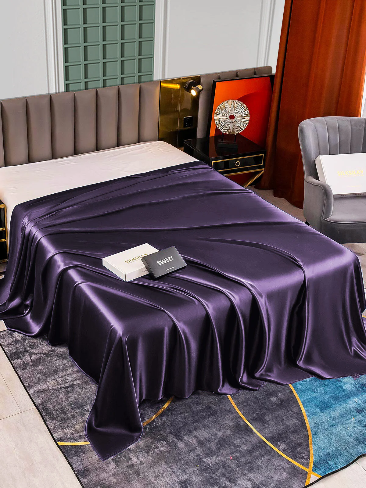 25Momme Maulberry-Seide nahtlose Wohnung Blatt - Image 30