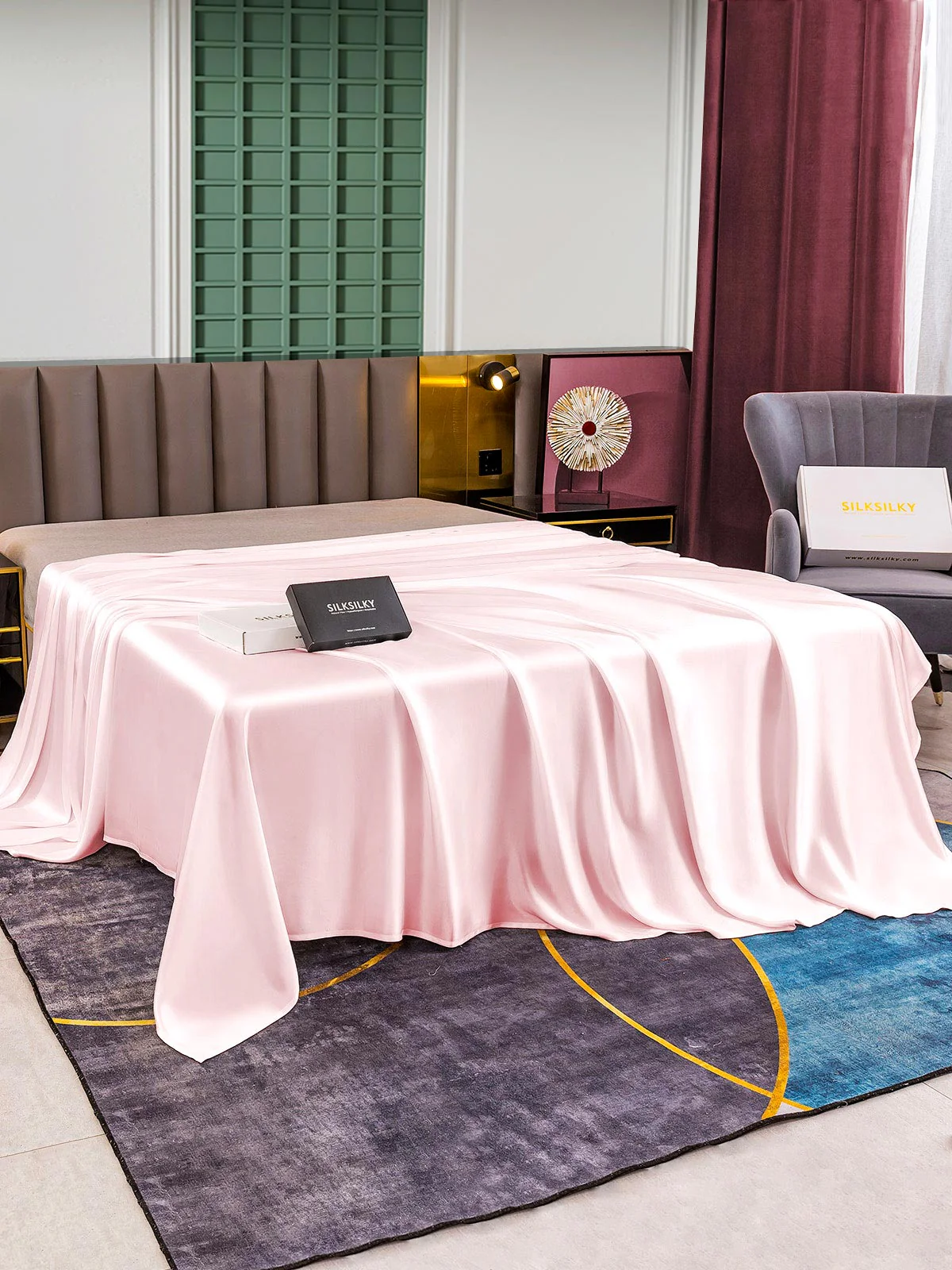 25Momme Maulberry-Seide nahtlose Wohnung Blatt - Image 33