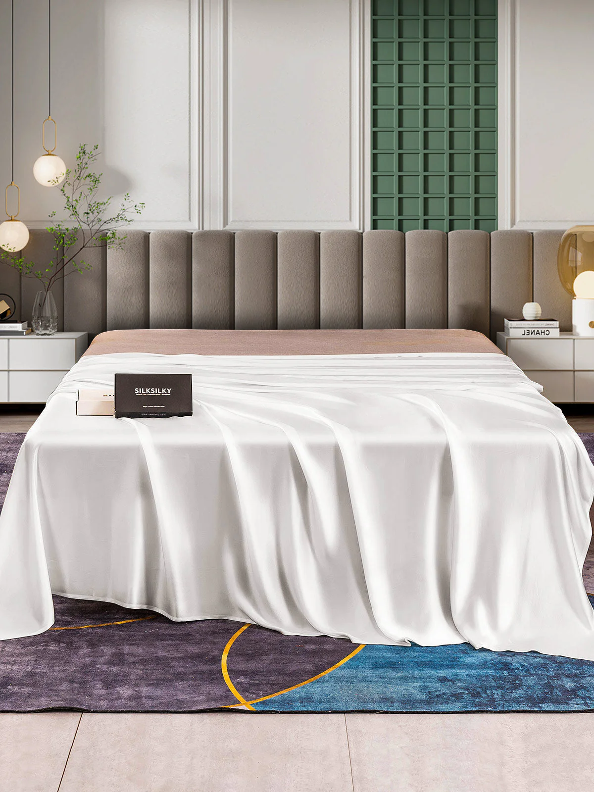 25Momme Maulberry-Seide nahtlose Wohnung Blatt - Image 7