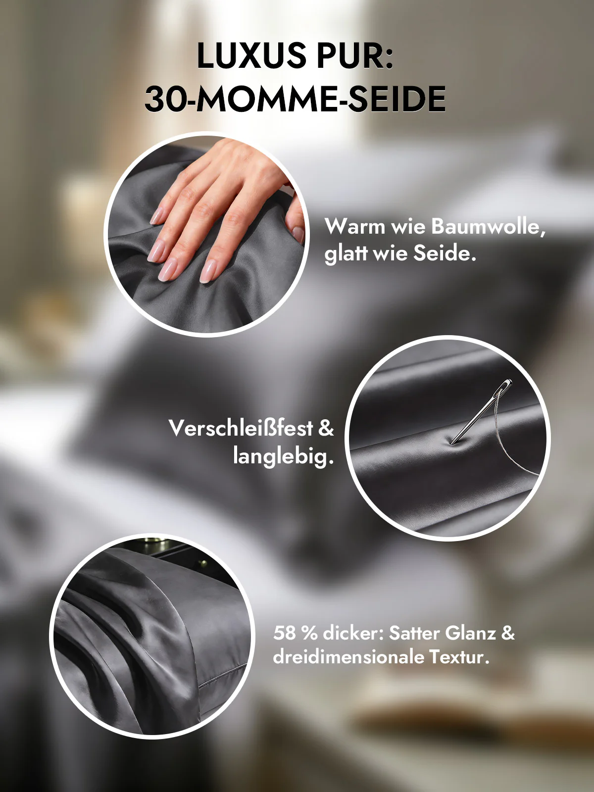 2Pcs 30Momme 100% Kissenbezüge Bundle - Versteckter Reißverschluss - Image 38