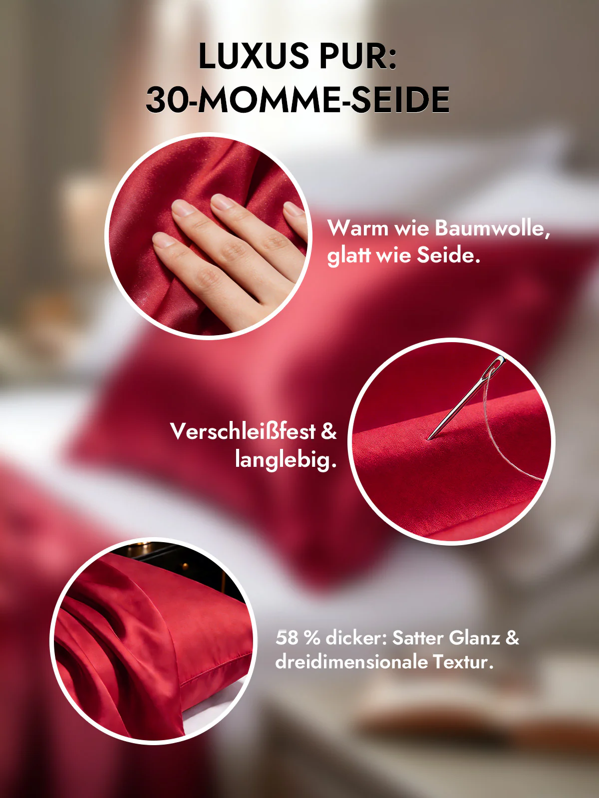 2Pcs 30Momme 100% Kissenbezüge Bundle - Versteckter Reißverschluss - Image 44