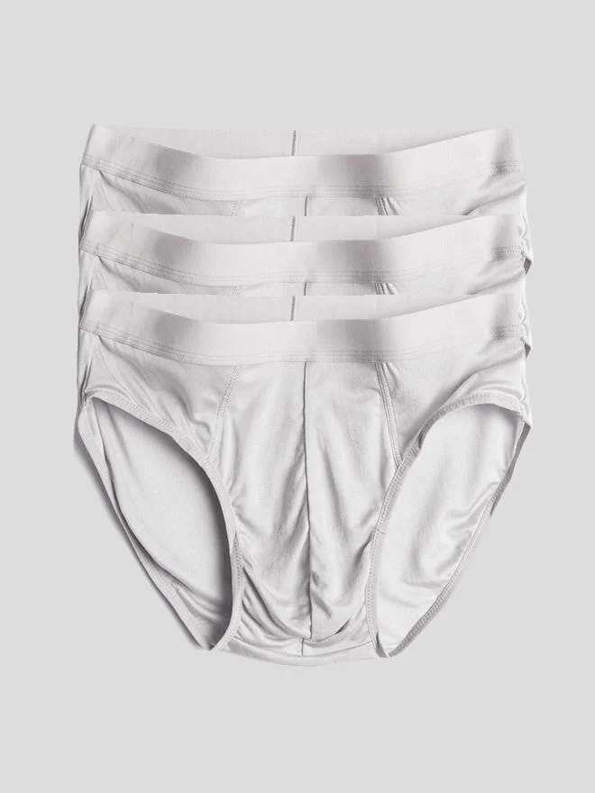 3 Stück Herren Slip Atmungsaktive Reine Seide Unterwäsche - Image 23