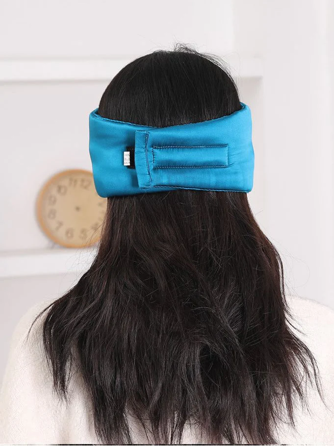 Verstellbare Seiden-Schlafmaske mit Klettverschluss und Rundum-Design - Image 31