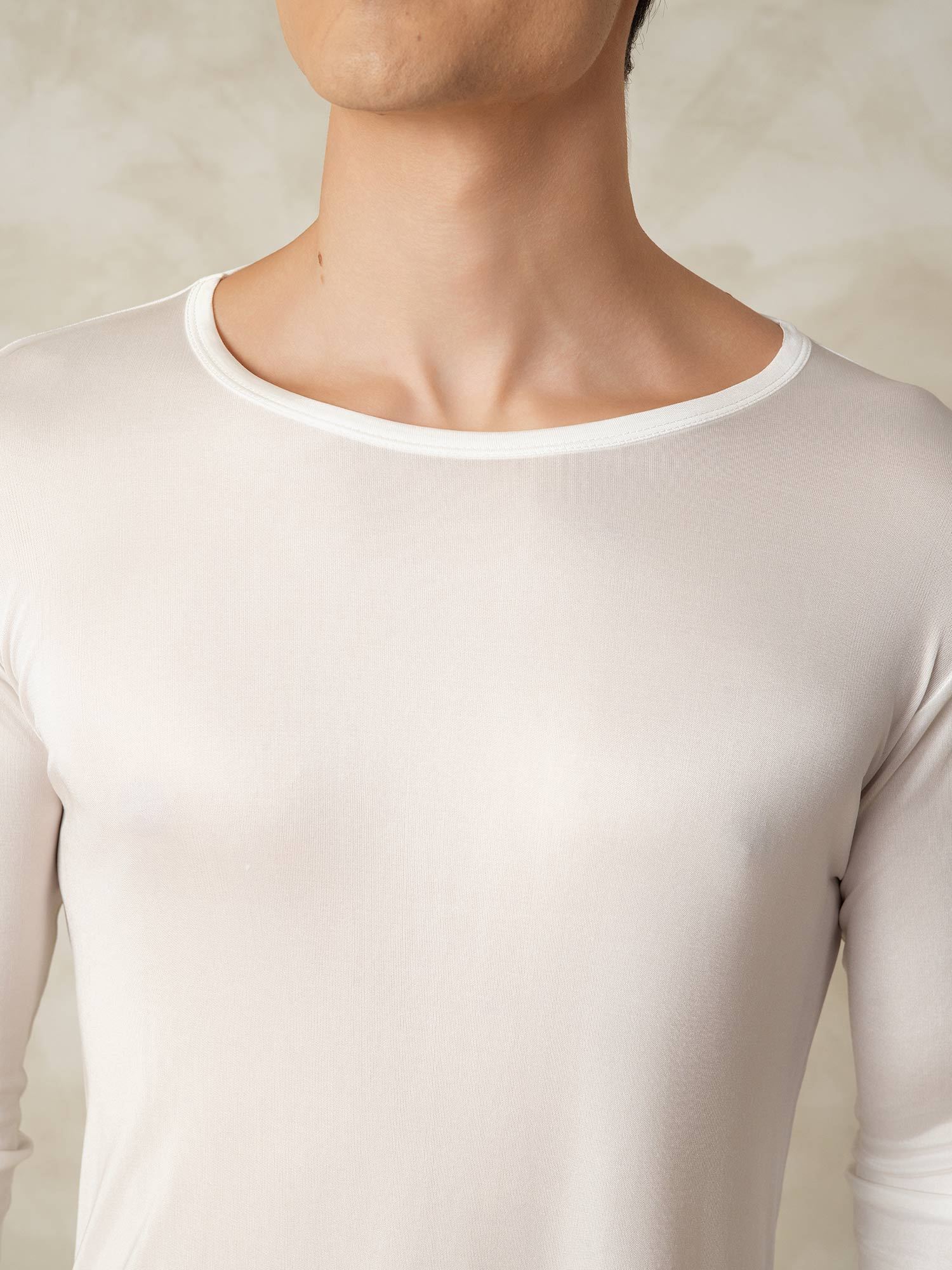 Herren Seidenjersey Langarm Unterwäsche - Image 26