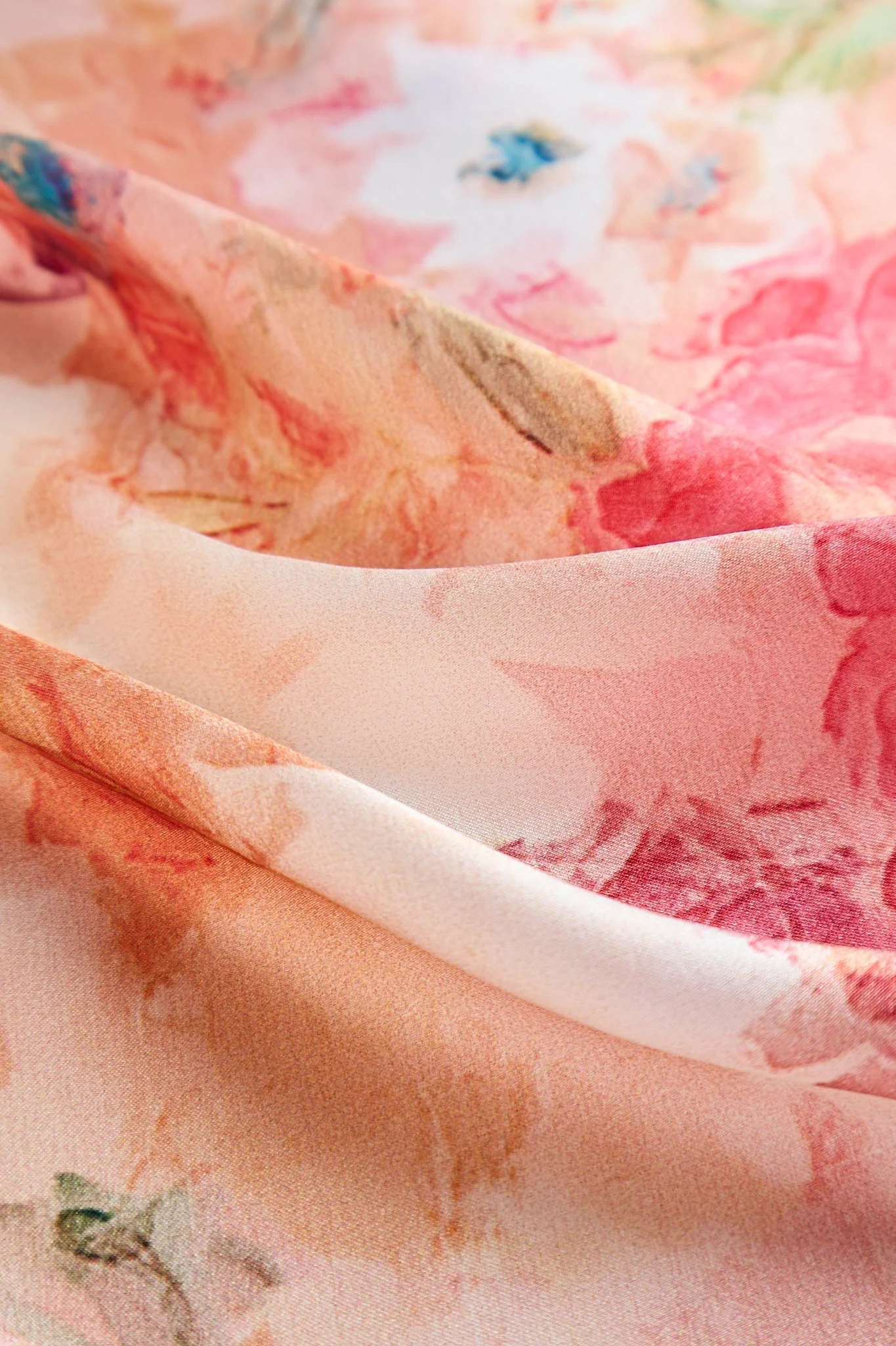 Pure Silk Floral Bliss Square Scarf - Größe 53x53cm - Image 3