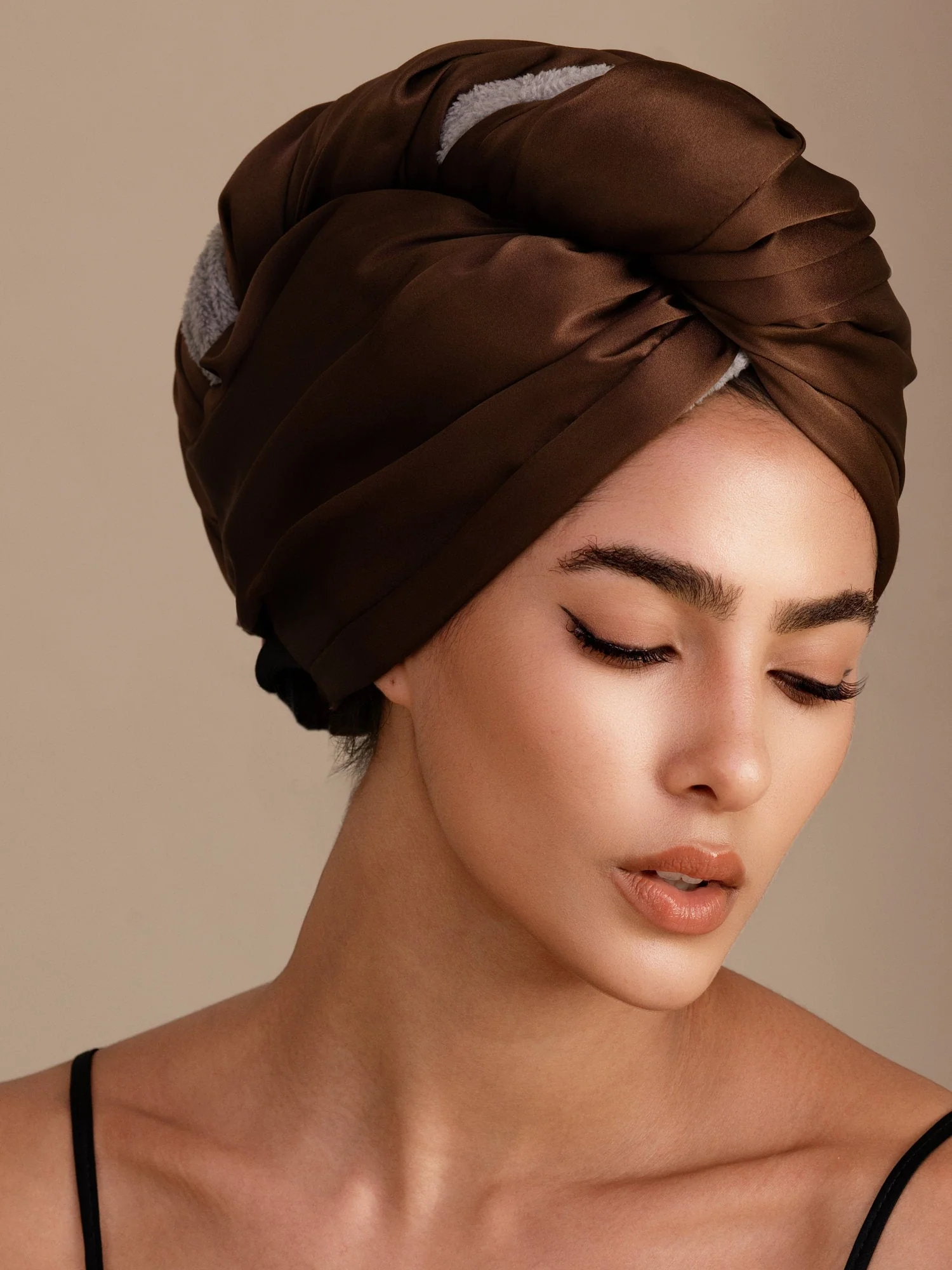 100% Maulbeerseide Doppelseitiges Haarturban-Handtuch – Schnelltrocknend, Anti-Frizz & Sanft zum Haar - Image 12