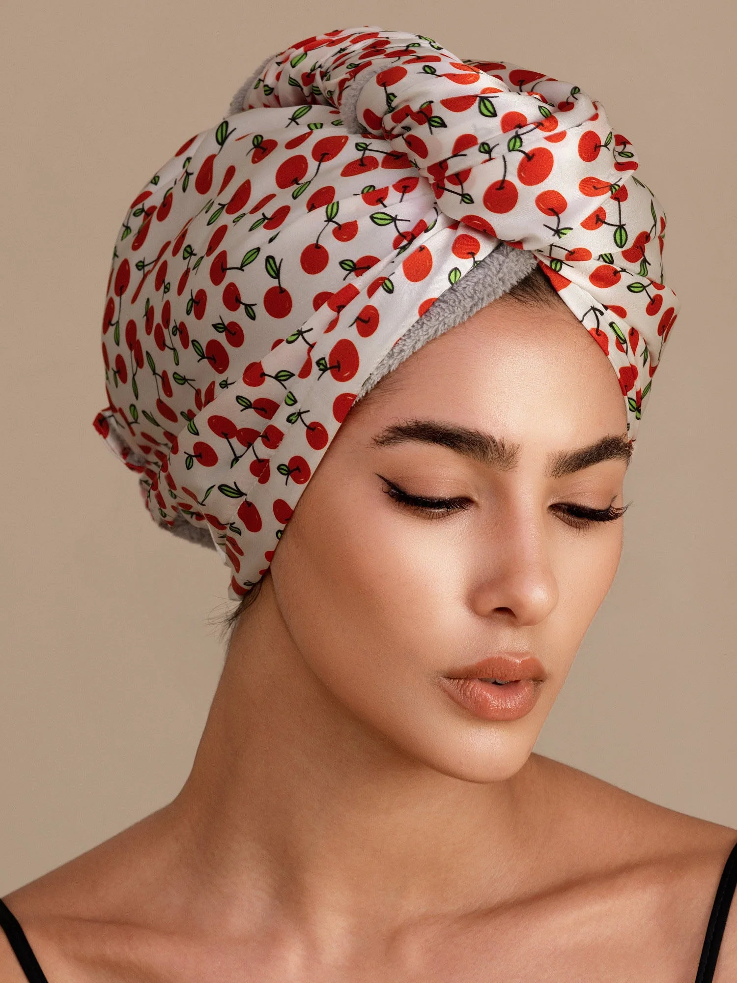 100% Maulbeerseide Doppelseitiges Haarturban-Handtuch – Schnelltrocknend, Anti-Frizz & Sanft zum Haar - Image 17