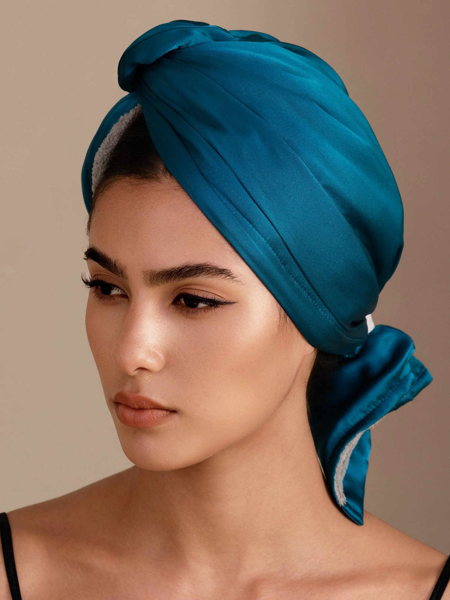 100% Maulbeerseide Doppelseitiges Haarturban-Handtuch – Schnelltrocknend, Anti-Frizz & Sanft zum Haar - Image 19