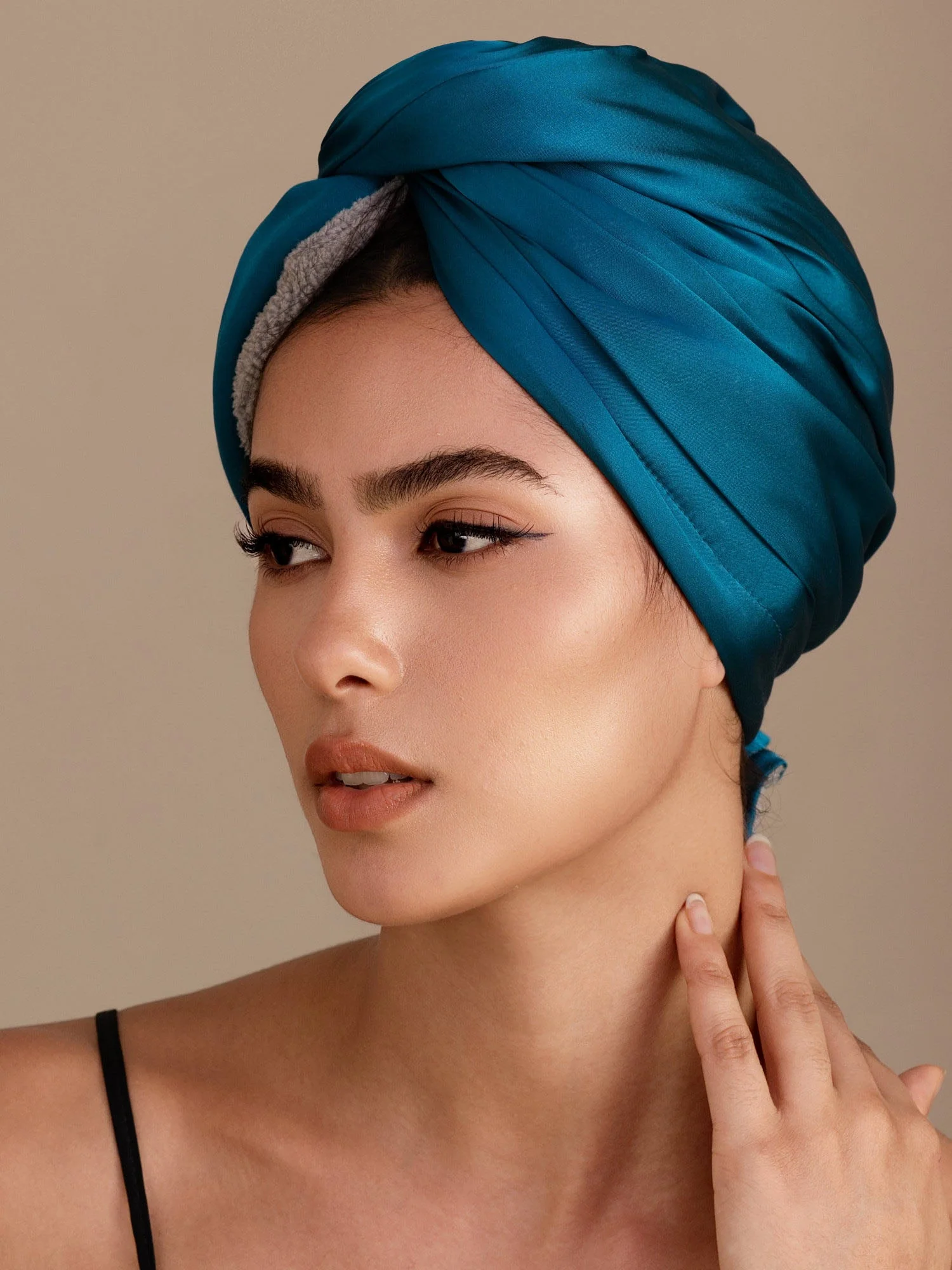 100% Maulbeerseide Doppelseitiges Haarturban-Handtuch – Schnelltrocknend, Anti-Frizz & Sanft zum Haar - Image 20