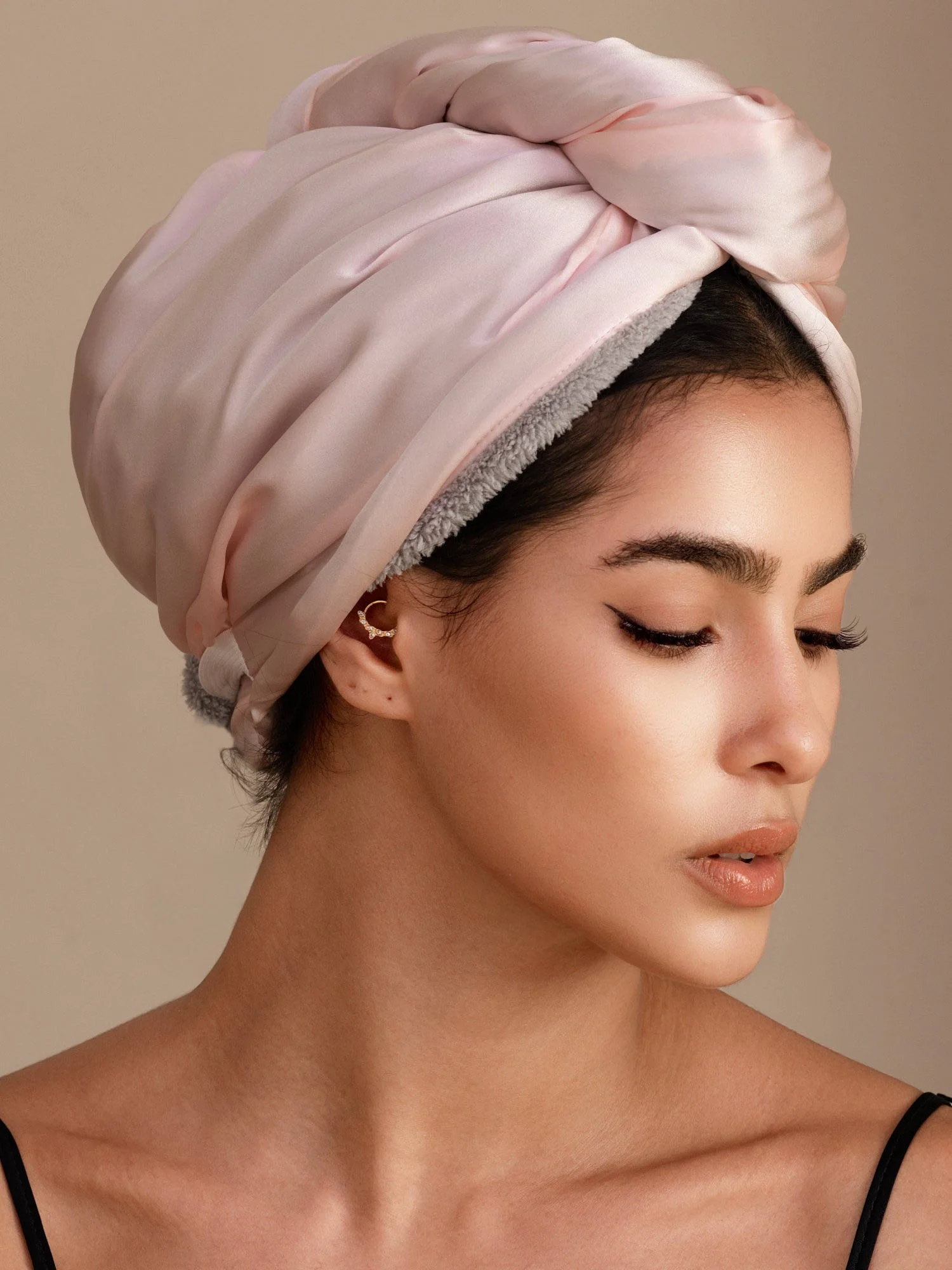 100% Maulbeerseide Doppelseitiges Haarturban-Handtuch – Schnelltrocknend, Anti-Frizz & Sanft zum Haar - Image 27
