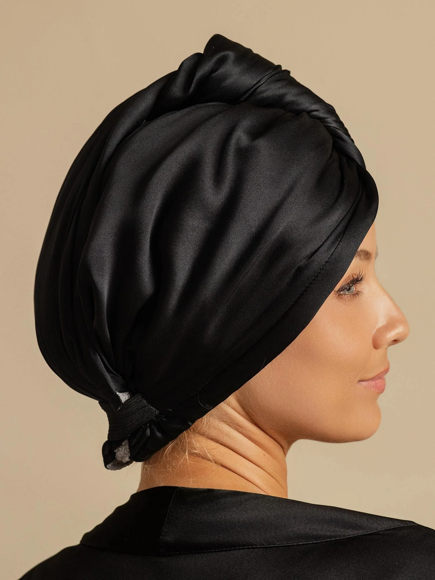 100% Maulbeerseide Doppelseitiges Haarturban-Handtuch – Schnelltrocknend, Anti-Frizz & Sanft zum Haar - Image 29