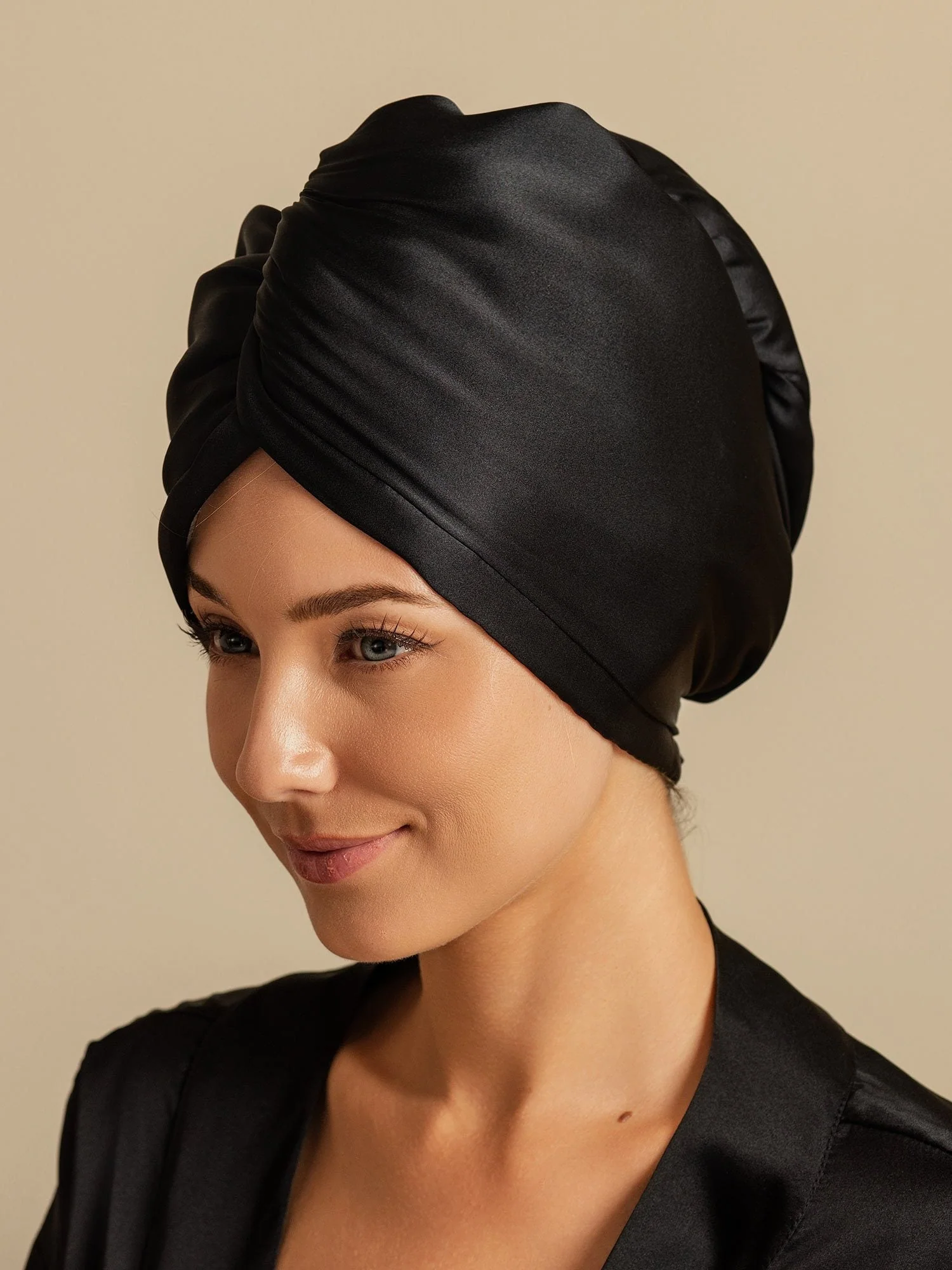 100% Maulbeerseide Doppelseitiges Haarturban-Handtuch – Schnelltrocknend, Anti-Frizz & Sanft zum Haar - Image 31