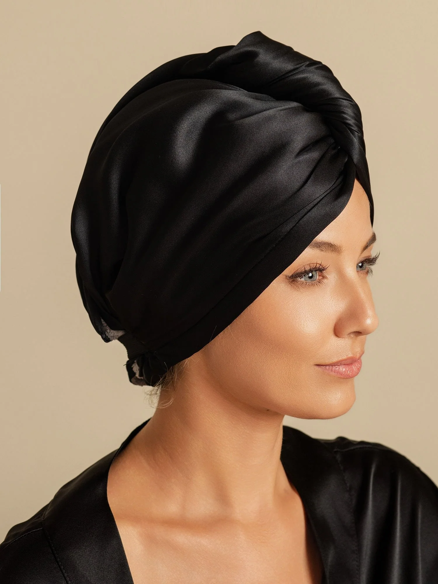 100% Maulbeerseide Doppelseitiges Haarturban-Handtuch – Schnelltrocknend, Anti-Frizz & Sanft zum Haar - Image 32