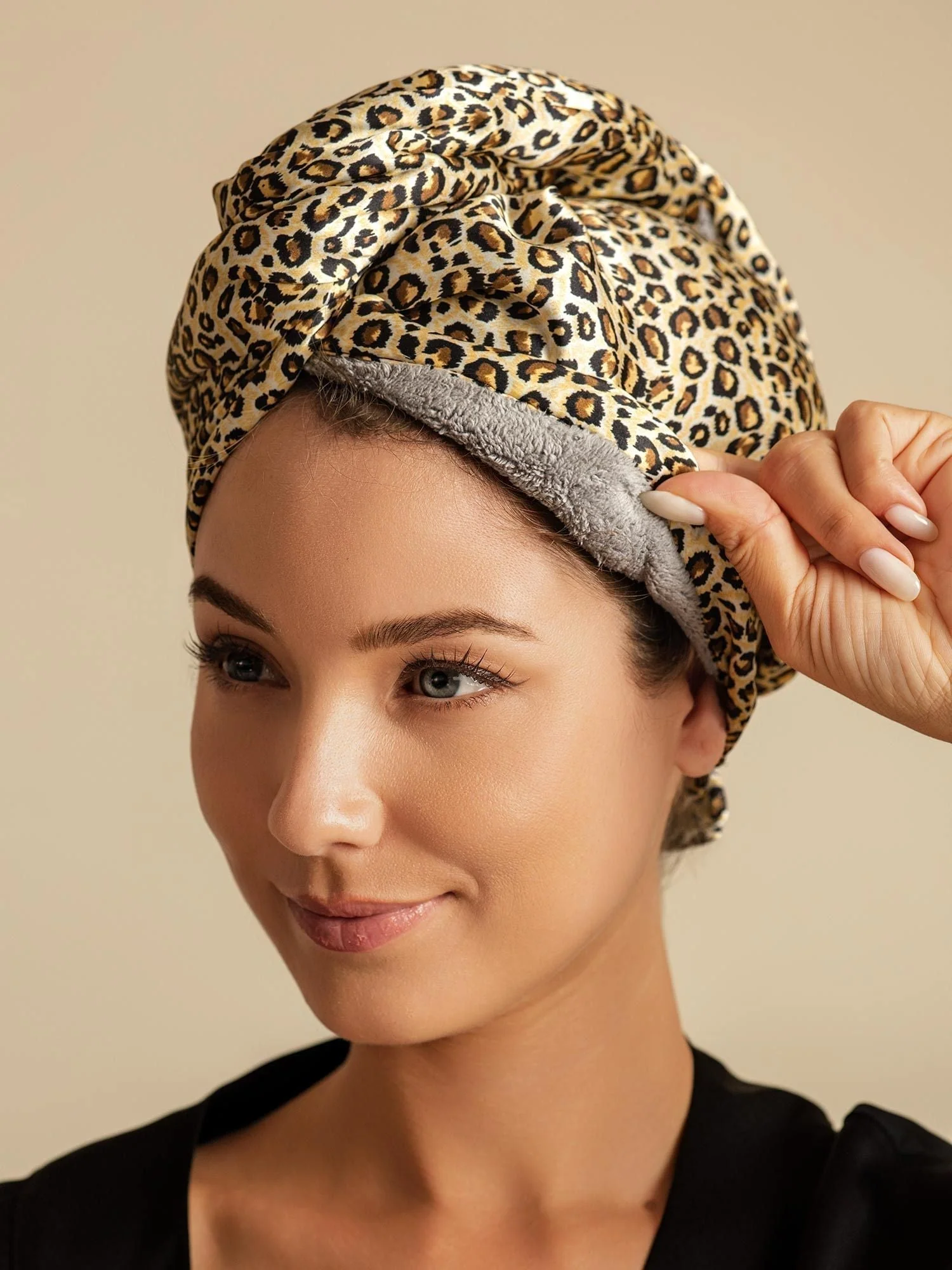 100% Maulbeerseide Doppelseitiges Haarturban-Handtuch – Schnelltrocknend, Anti-Frizz & Sanft zum Haar - Image 46