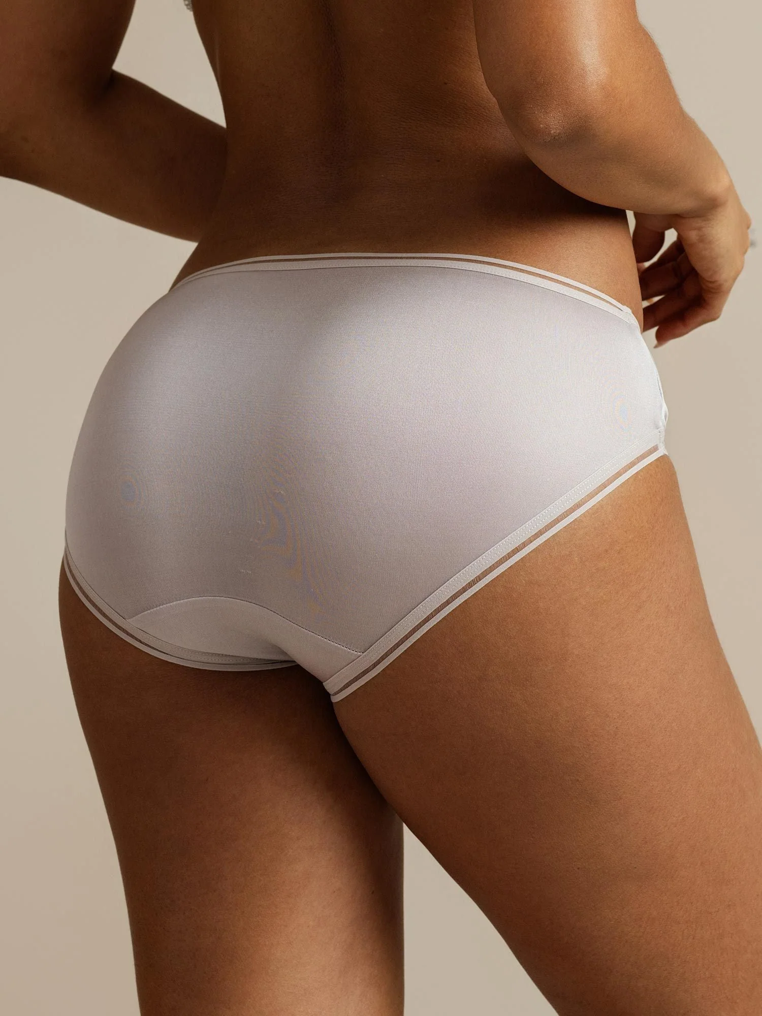 Pure Seide Geschmolzener Saum Panty - Image 15