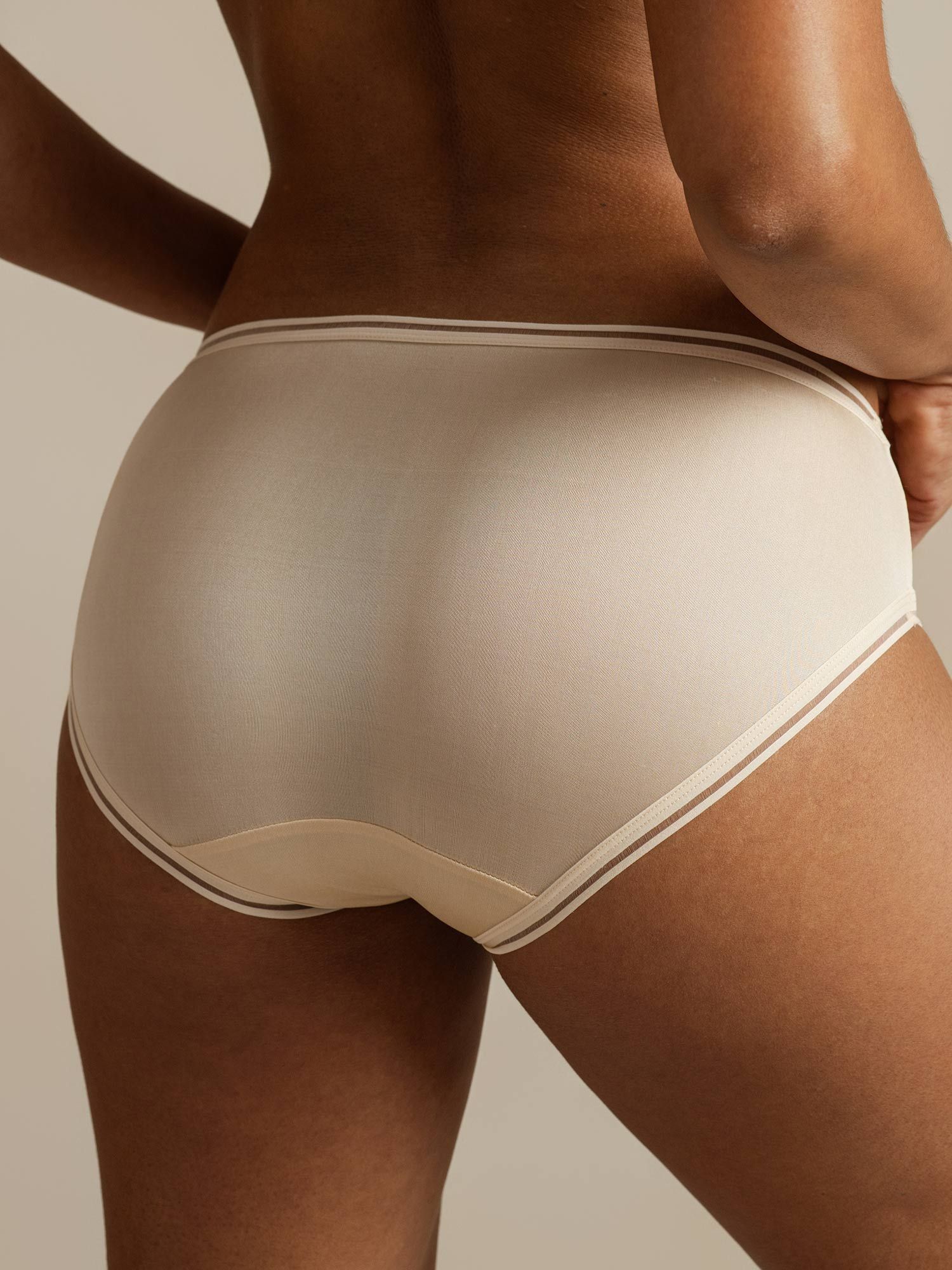 Pure Seide Geschmolzener Saum Panty - Image 8
