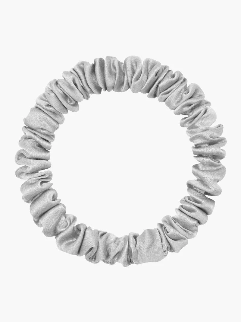 Reine Seide Weiches Dünnes Haargummi - 1cm - Image 63