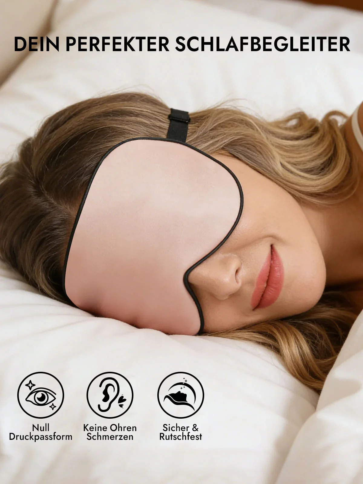 Reine Seide Gummiband Schlafaugenmaske - Image 29