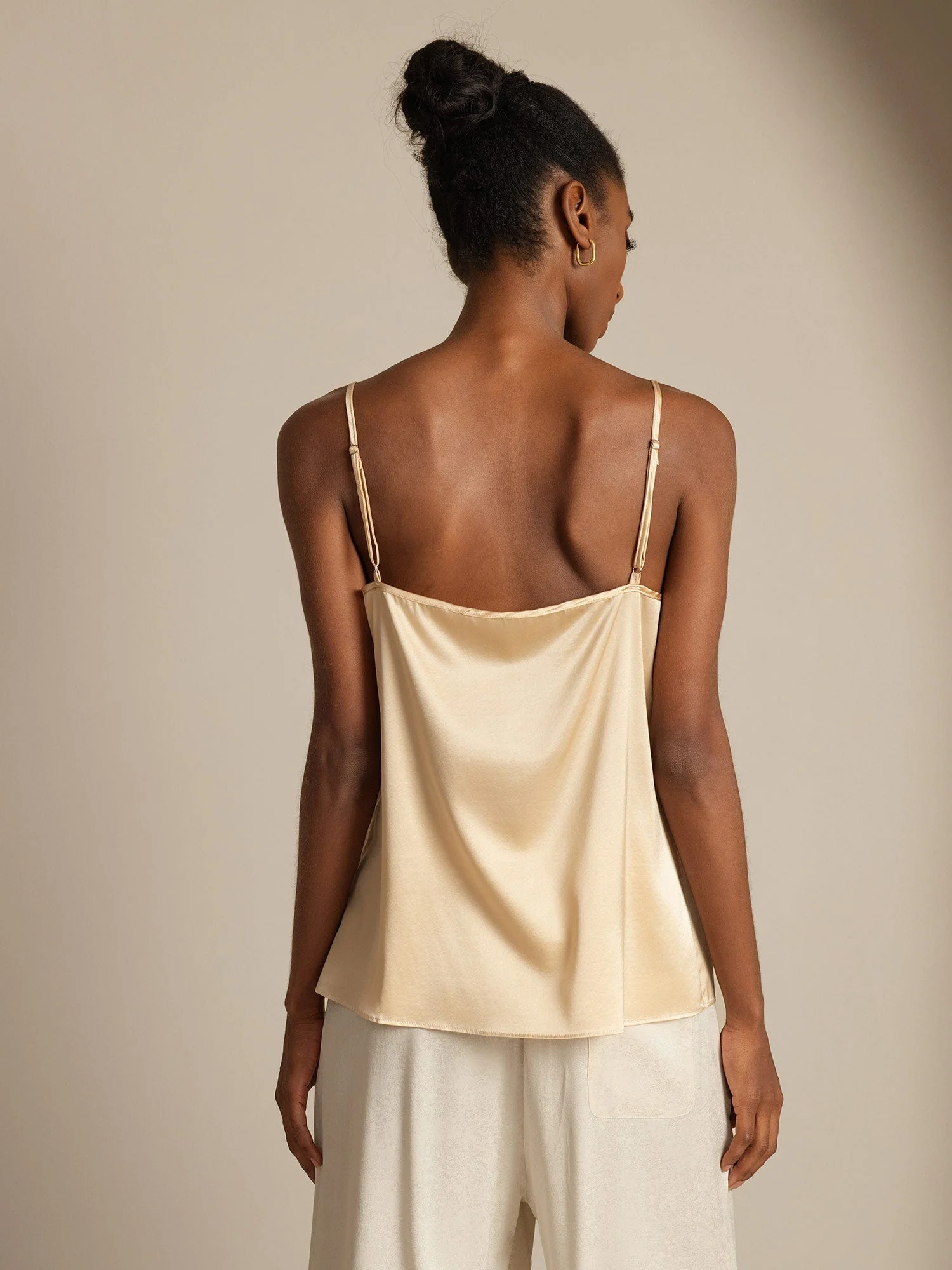19Momme Seide Spaghettiträger Locker Camisole-Top - Image 20
