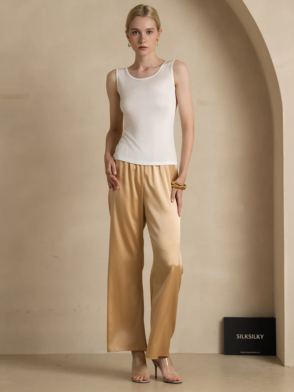 Lounge-Tanktop Aus Reiner Seide - Image 12