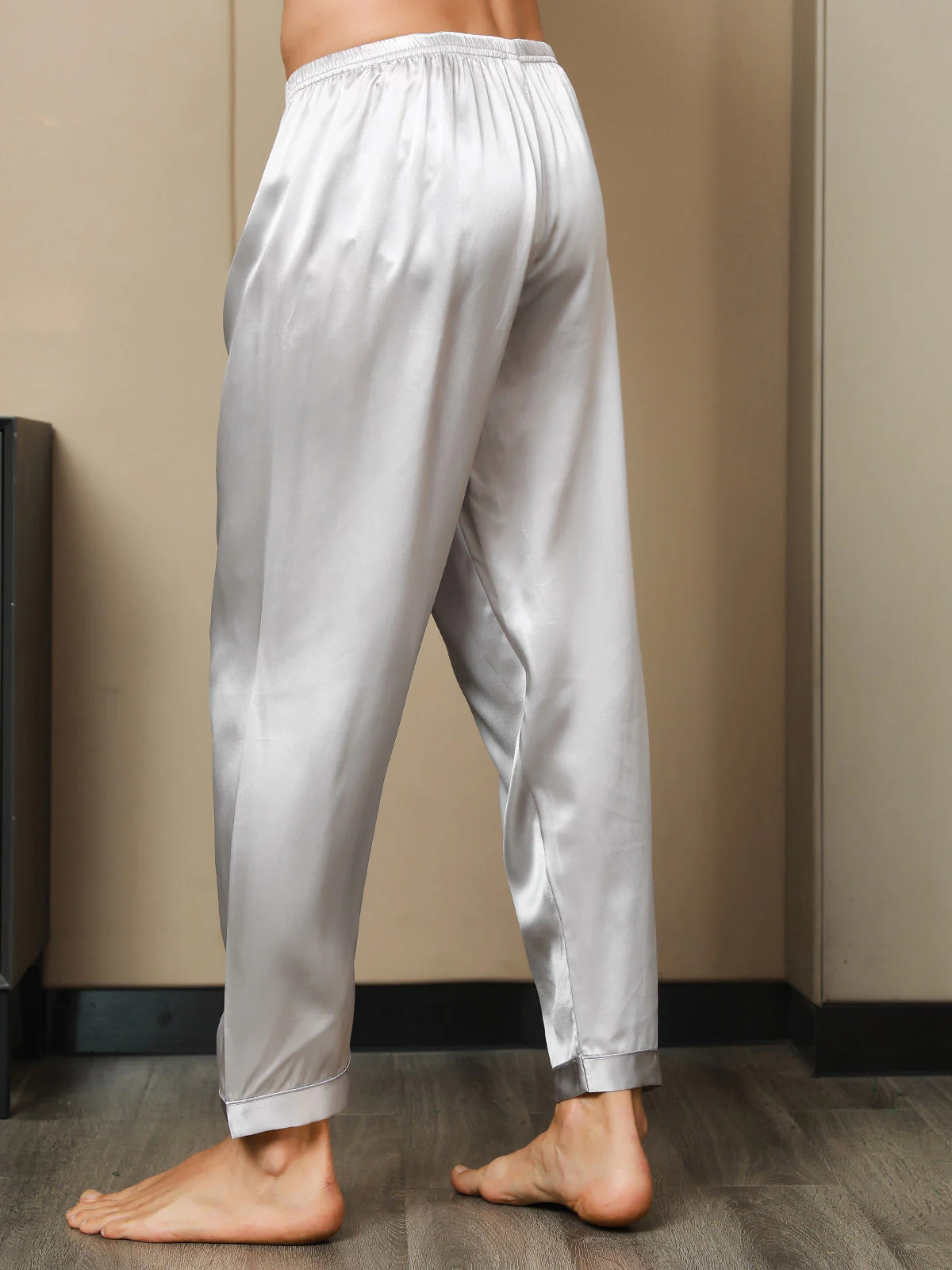 Pure Seide Casual Schlafhosen - Image 24